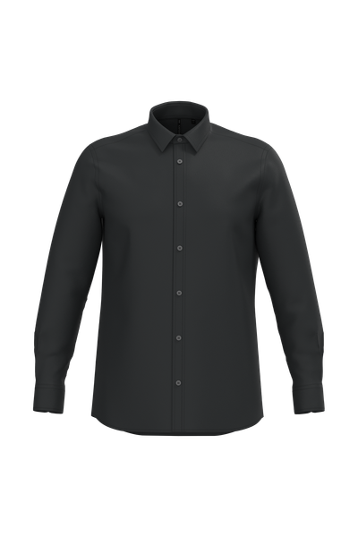 Chemise popeline polycoton sans poche entretien facile homme Kariban