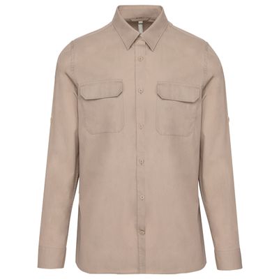 Chemise safari manches longues homme