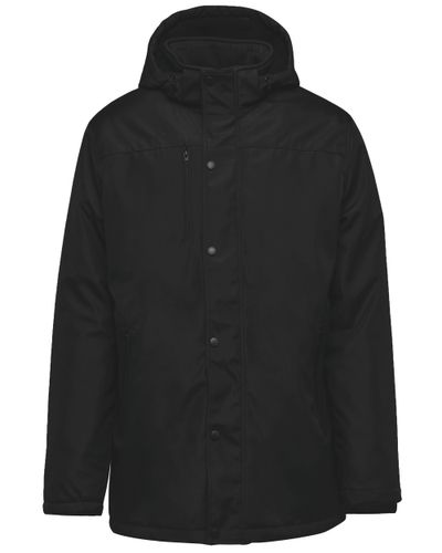 Parka avec capuche amovible homme