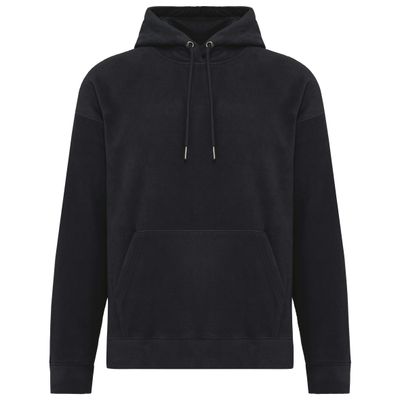 Sweat-shirt à capuche oversize en micropolaire recyclée unisexe