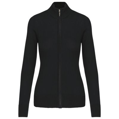 Cardigan zippé femme