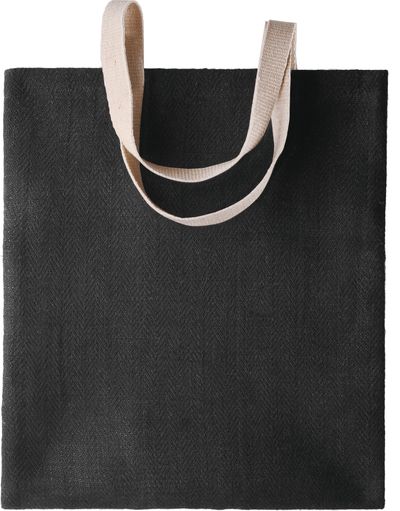 Sac en toile de jute teint 100% naturel