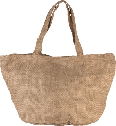 Sac cabas en toile de jute teint 100% naturel