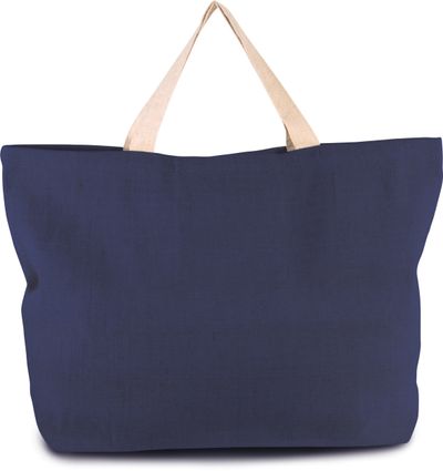 Grand sac de shopping fourre-tout esprit rustique