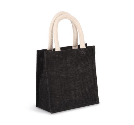 Sac style cabas en toile de jute - petit modèle