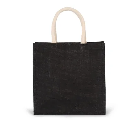 Sac style cabas en toile de jute - grand modèle 330G