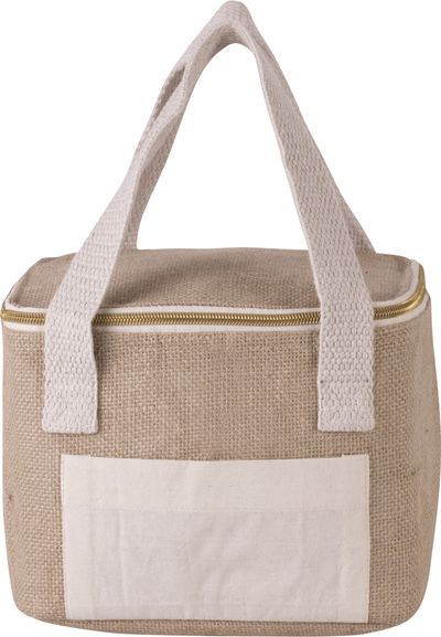 Sac isotherme en jute - petit modèle