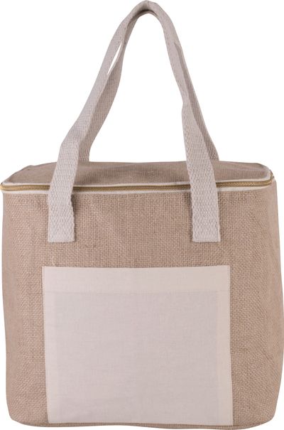 Sac isotherme en jute - modèle moyen