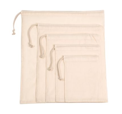 Sac à cordon coulissant en coton biologique