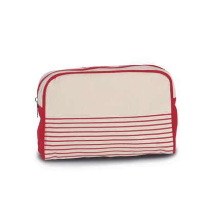 Trousse de toilette en coton canvas - style marin