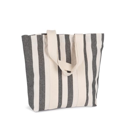 Sac shopping recyclé - Motifs rayés
