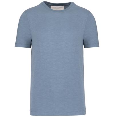 T-shirt slub écoresponsable col rond manches courtes homme - 160 g