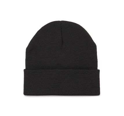 Bonnet recyclé avec revers tricoté