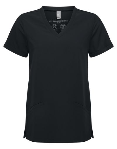 Tunique stretch manches courtes femme