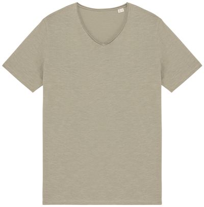 T-shirt Slub bords francs homme - 130g