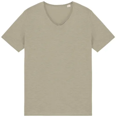 T-shirt Slub bords francs homme - 130g