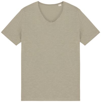 T-shirt Slub bords francs homme - 130g