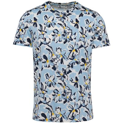 T-shirt imprimé tropical homme