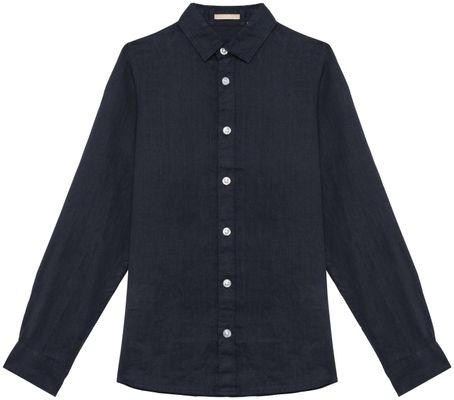 Chemise en lin garçon