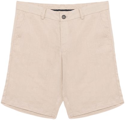 Bermuda en lin homme