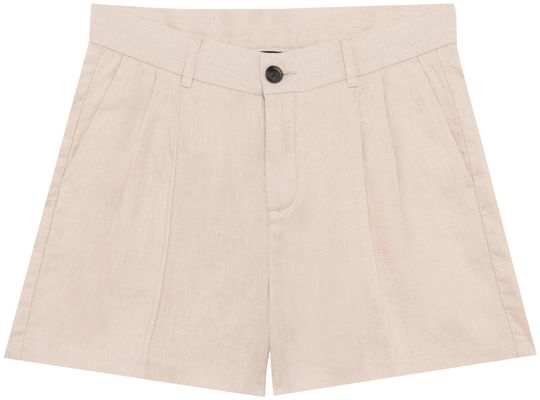 Short en lin femme