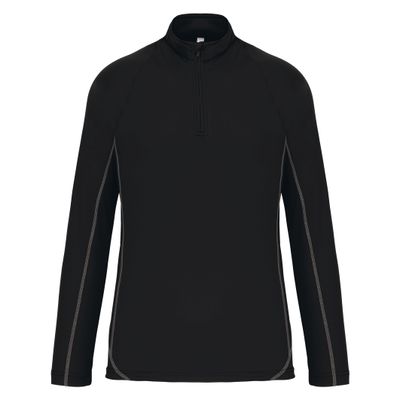 Haut de sport manches longues ¼ zip homme