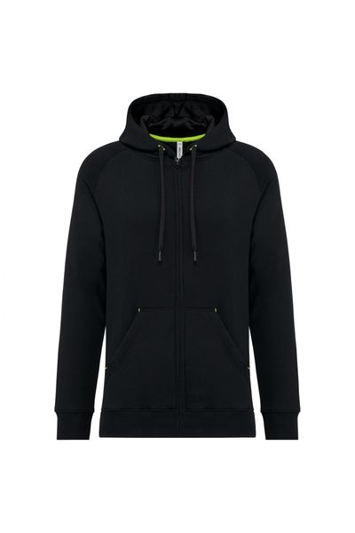 Veste zippée à capuche unisexe