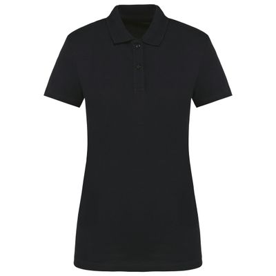 Polo Supima® manches courtes femme