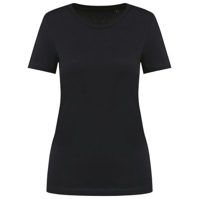 T-shirt Supima® col rond manches courtes femme