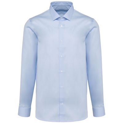 Chemise popeline manches longues homme