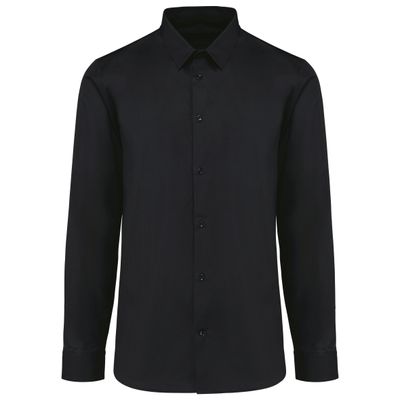 Chemise popeline manches longues homme
