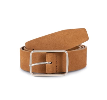 Ceinture cuir  velours homme