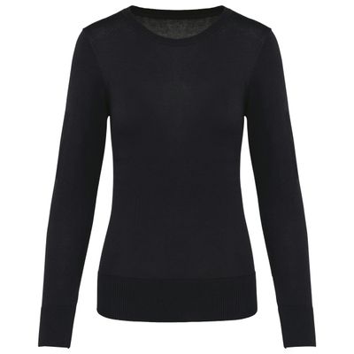 Pull Supima® col rond  femme