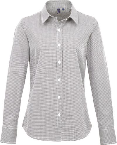 Chemise femme micro carreaux "Vichy"