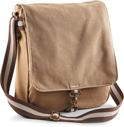 Vintage Canvas Messenger