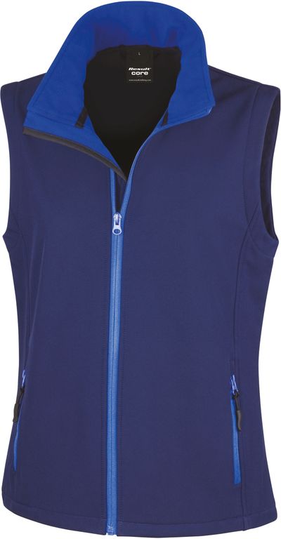 Bodywarmer Softshell Femme Printable