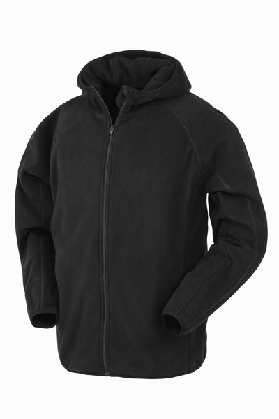 Veste à capuche en micropolaire recyclée