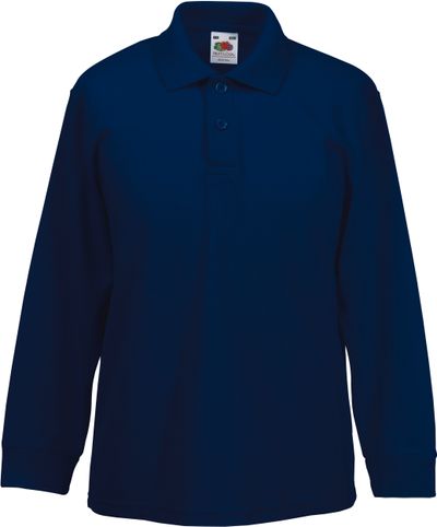 Polo enfant 65/35 manches longues