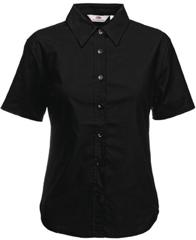 CHEMISE FEMME MANCHES COURTES OXFORD (65-000-0)