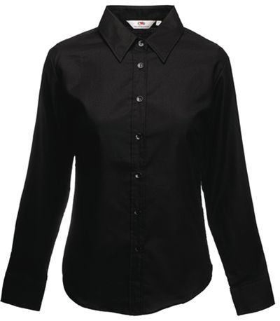 CHEMISE FEMME MANCHES LONGUES OXFORD (65-002-0)