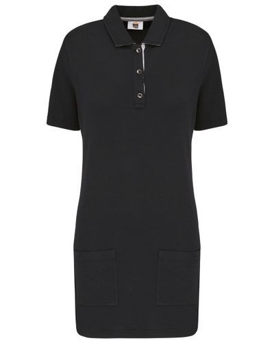 Polo long manches courtes femme