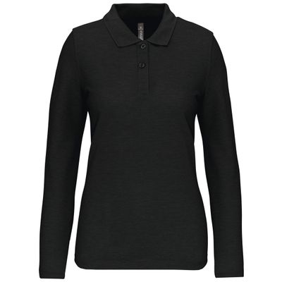 Polo manches longues femme