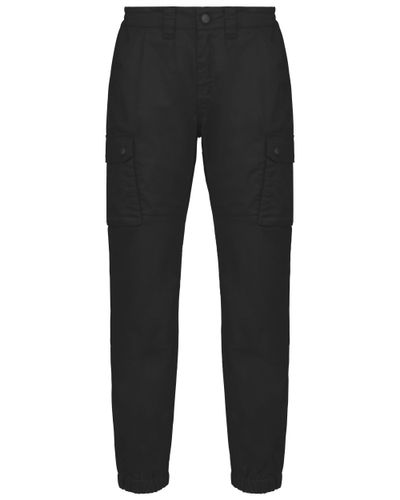 Pantalon cargo unisexe avec bas élastiqué