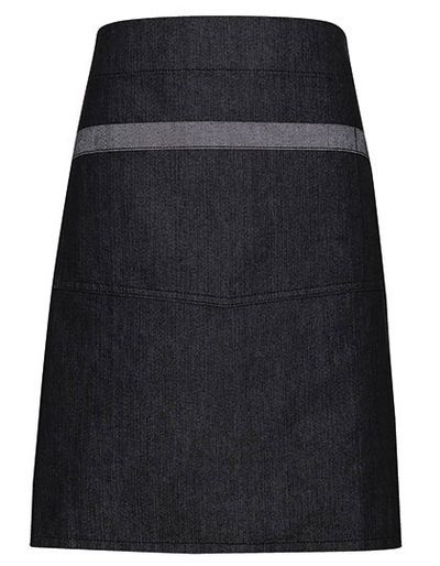 Domain Contrast Denim Waist Apron