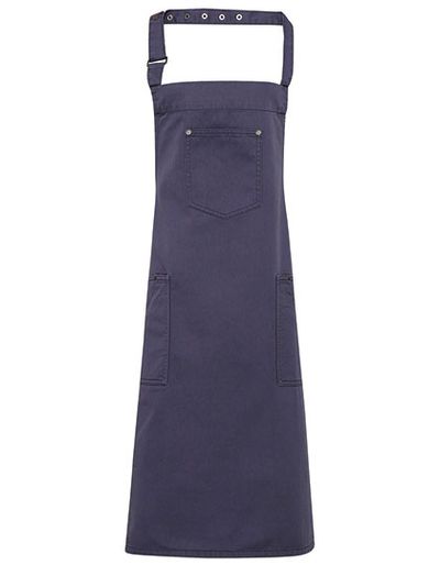 Cotton Chino Bib Apron