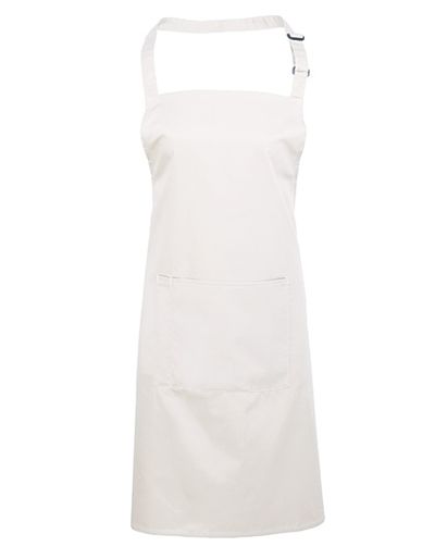 Colours Collection Bib Apron With Pocket