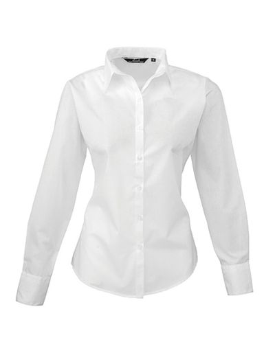 Women's Poplin Long Sleeve Blouse