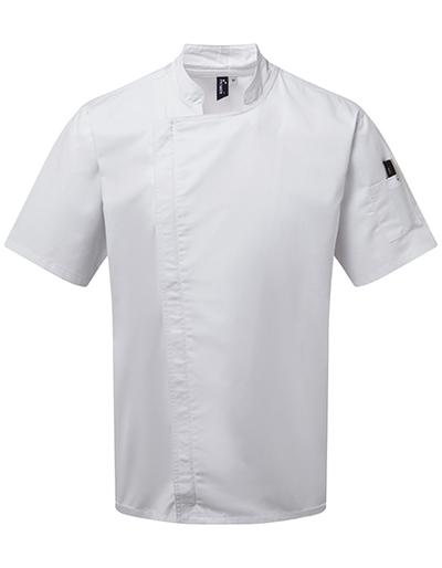 Chef's Zip-Close Short Sleeve Jacket