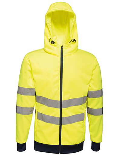 Hi-Vis Pro FZ Extol Stretch Hoodie Jacket