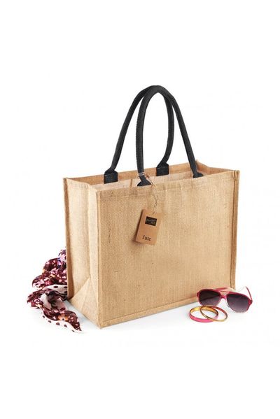 Sac shopping classique en jute